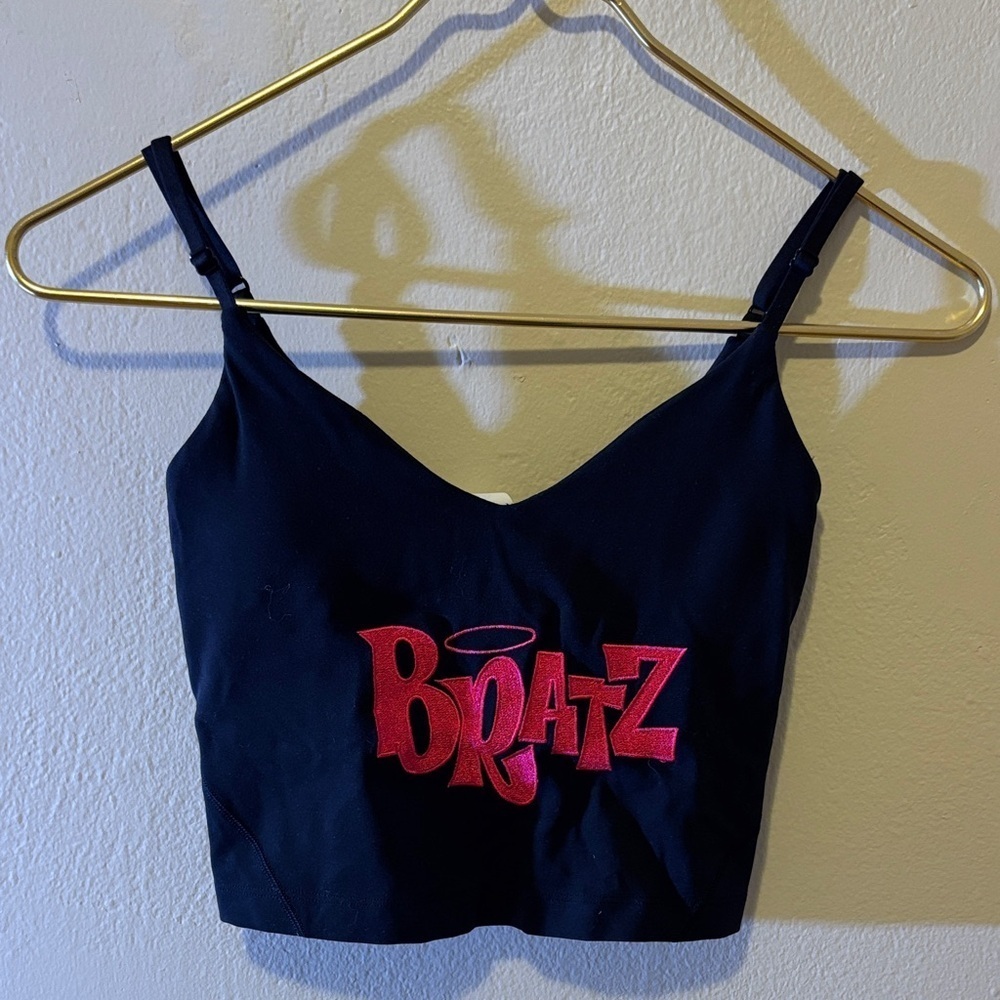 lululemon athletica Navy and Red Crop Top